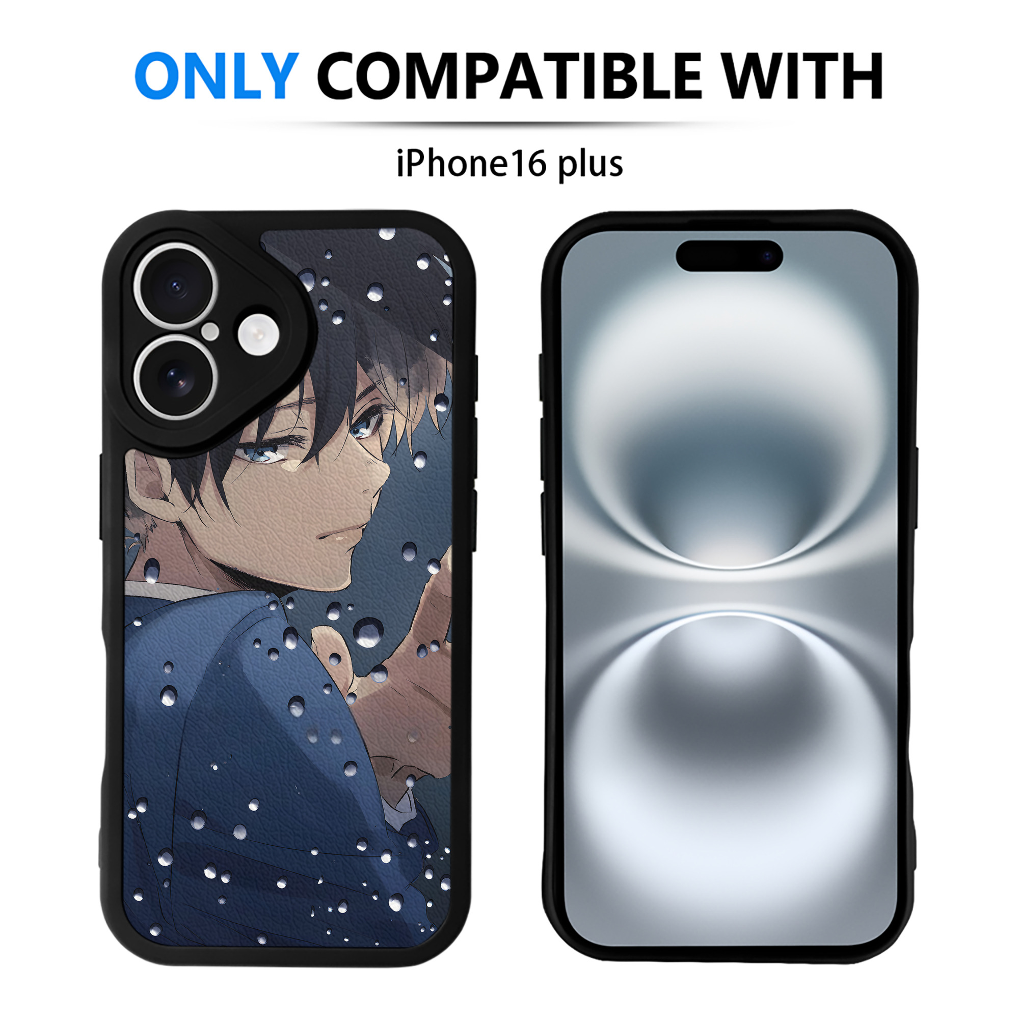 （画像用） 名探偵コナン Detective Conan 【iPhone 16シリーズ対応】シリコンスマホケース（レザー調） 材質：シリコン